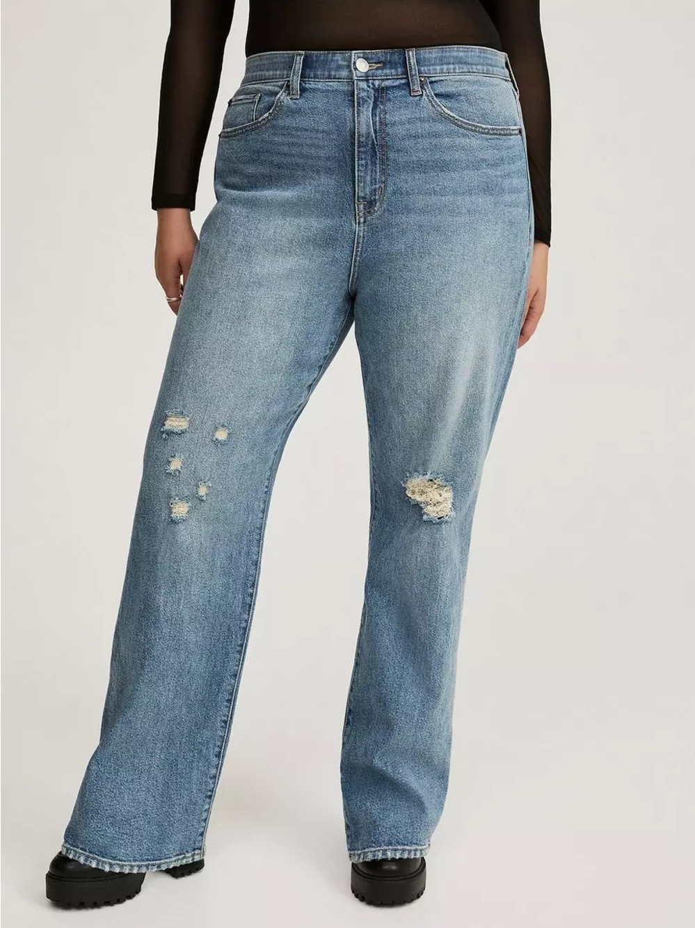NWT torrid high rise straight classic denim jeans 14R
